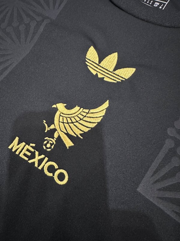 25 26 Mexico Gold Cup Black Fan Jersey - Image 4