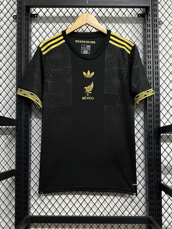 25 26 Mexico Gold Cup Black Fan Jersey