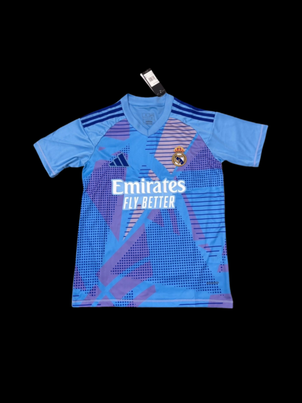 24 25 Real Madrid Goalkeeper Blue Fan Jersey