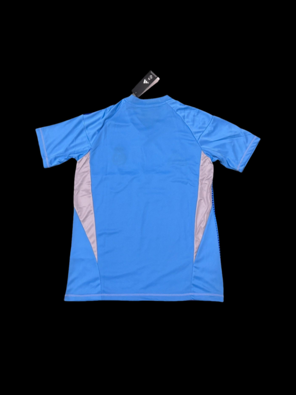 24 25 Real Madrid Goalkeeper Blue Fan Jersey - Image 2