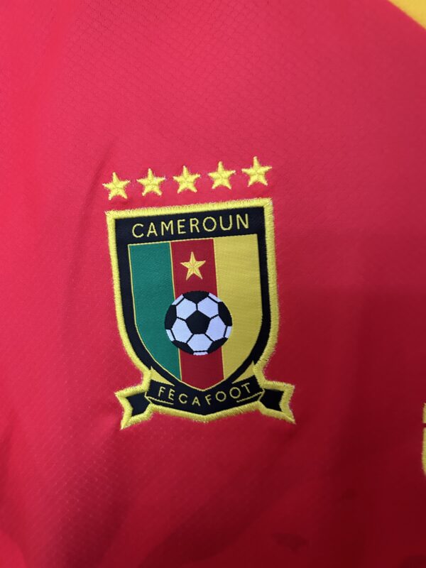 25 26 Cameroon Home Fan Jersey Red - Image 4
