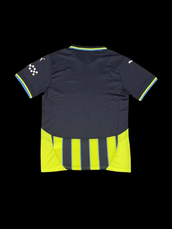 24 25 Man City Away Black And Yellow Fan Jersey - Image 2