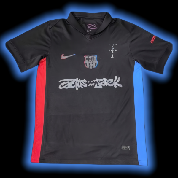 2425 Away Barca & Travis Scoot Fan Version Jersey