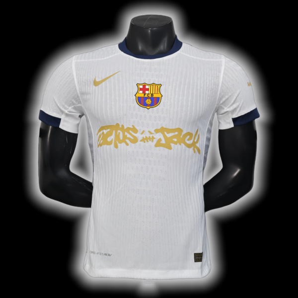 2425 Away Barça & Travis Scoot Player Version Jersey
