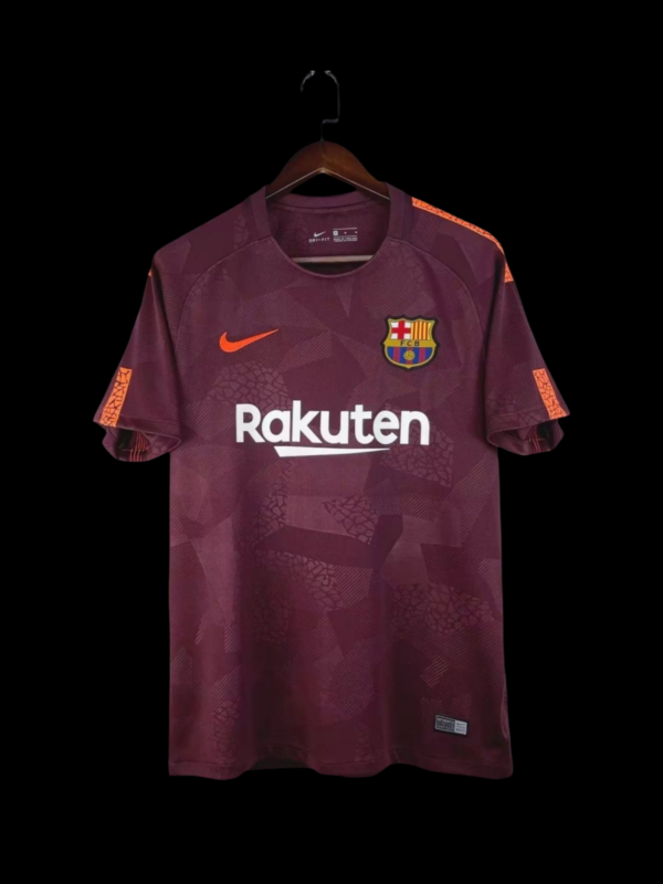 17 18 Barcelona Second Away Retro Jersey
