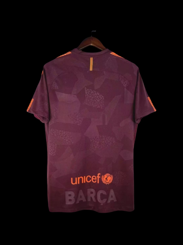 17 18 Barcelona Second Away Retro Jersey - Image 2
