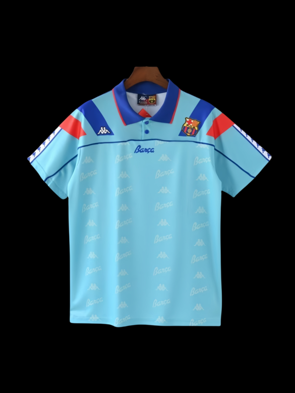 1992 95 Season Barcelona Away Retro Jersey